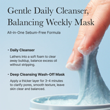 Arencia Fresh Blue Hyssop Rice Mochi Cleanser