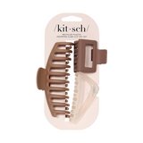 KITSCH Oversize Assorted Claw Clip Set Neutral