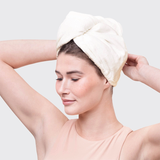 KITSCH Quick Dry Hair Towel Ivory