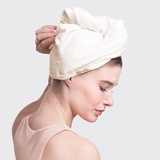 KITSCH Quick Dry Hair Towel Ivory