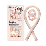 KITSCH Satin Heatless Curling Set Sunset Tie Dye