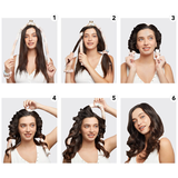 KITSCH Satin Heatless Curling Set Sunset Tie Dye