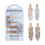KITSCH x Bridgerton Creaseless Clips Set Toile in Bloom
