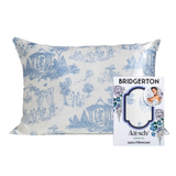 KITSCH x Bridgerton Satin Pillowcase Garden Toile