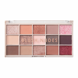 MUA Makeup Academy Eyeshadow Palette 15 Shades Blush Nudes