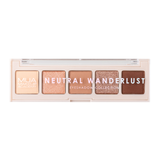 MUA Makeup Academy Eyeshadow Palette 5 Shades Neutral Wanderlust